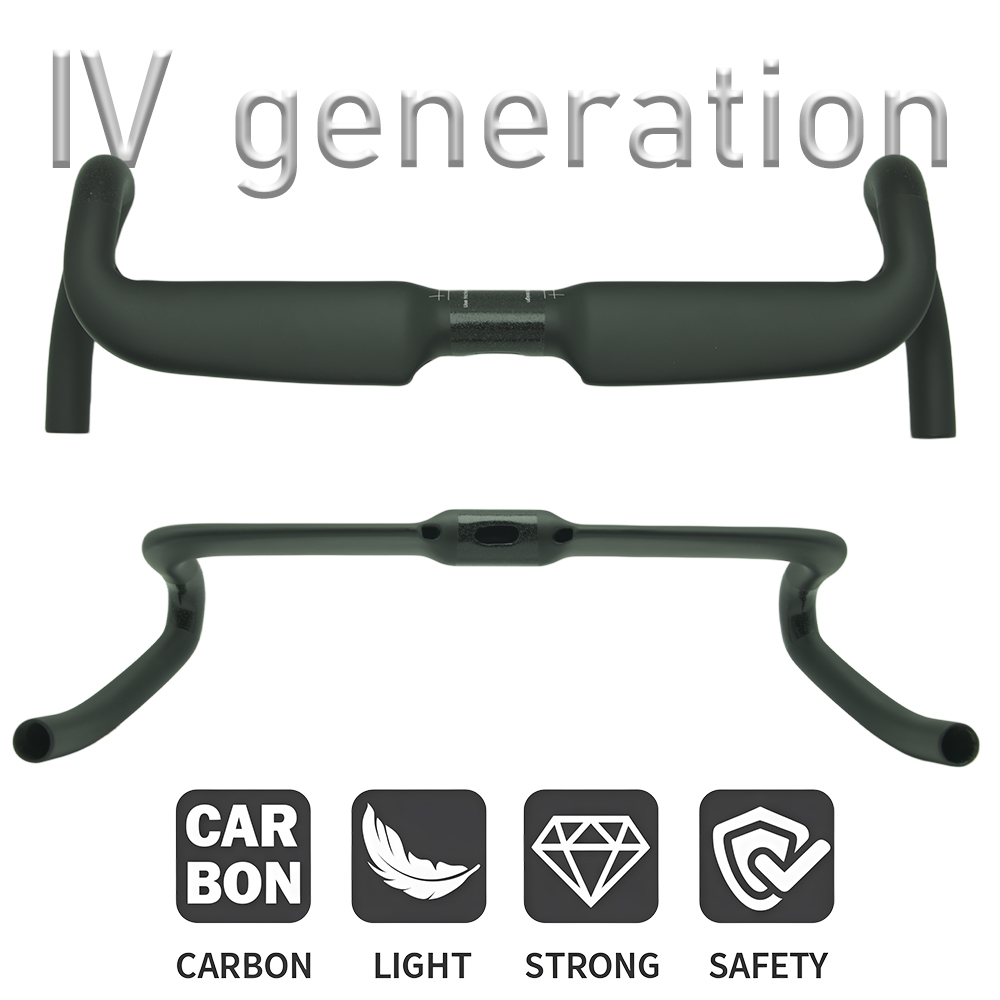Cycling Gear Gravel - Manubrio da Corsa in Fibra di