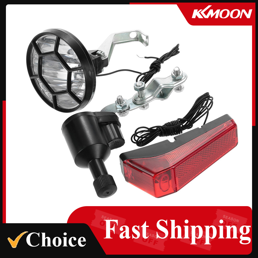 Bike Dynamo Light - Kit set luci per bicicletta Sicurezza