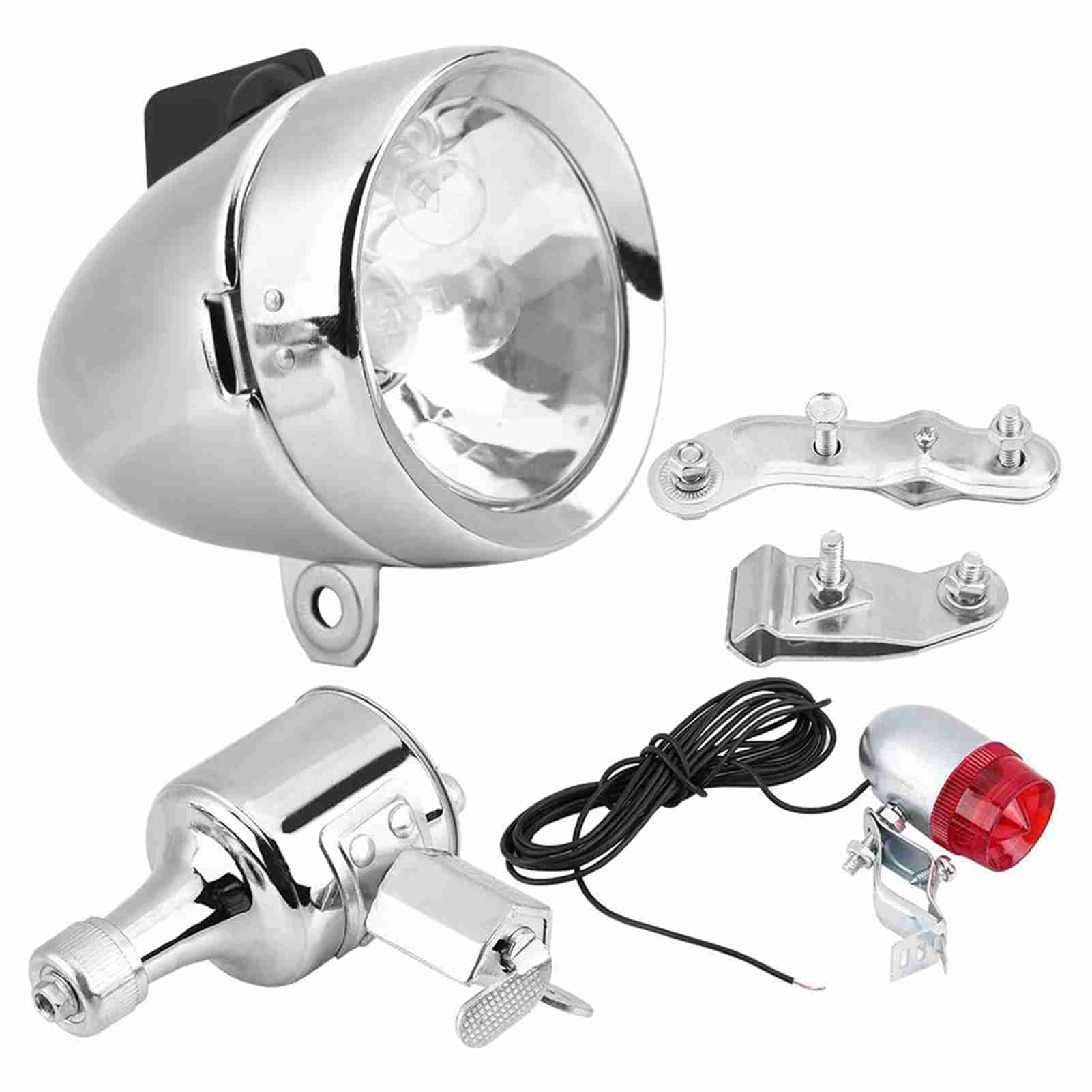 Bike Dynamo Light - Kit Generatore a Frizione 12V 6W