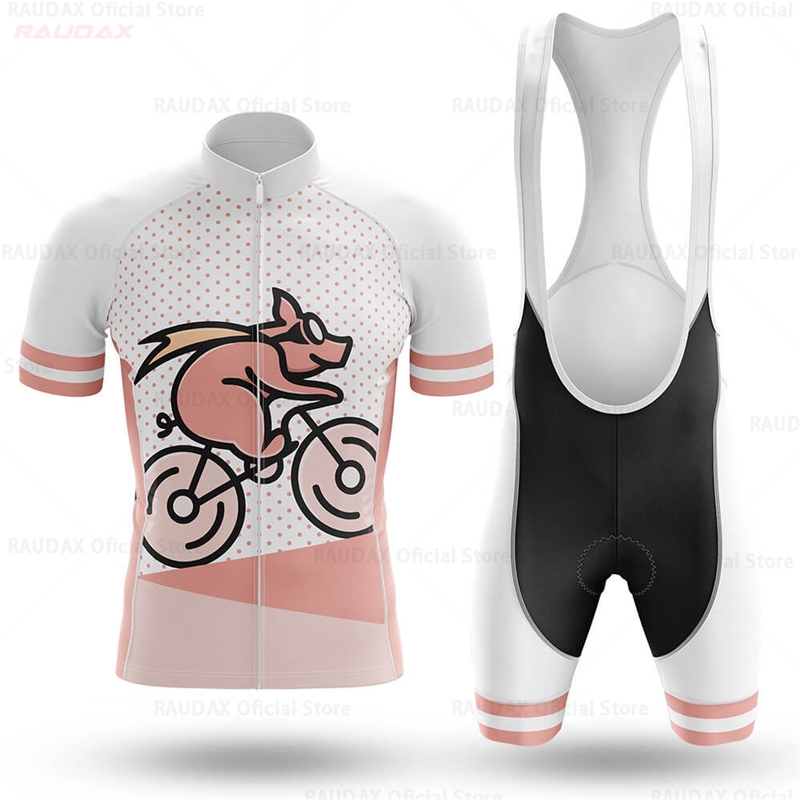 Cycling Gear Lycra - Set Maglia Ciclismo Uomo Divertente con