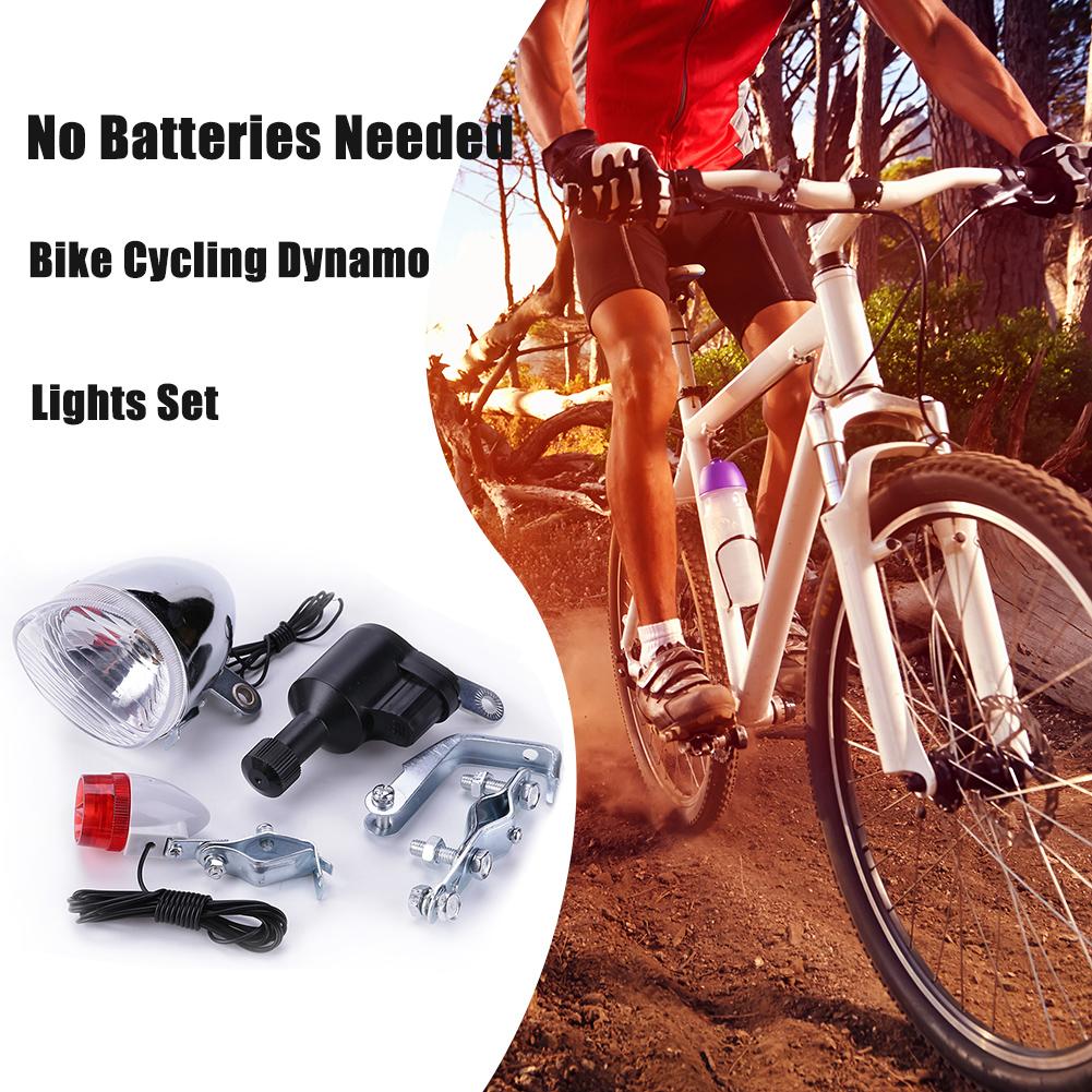 Bike Dynamo Light - Set di luci dinamiche per bicicletta,