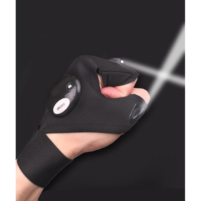 Guanti LED Mezze Dita per Uomo - Cycling Glove recensione e prezzo